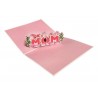 Biglietto di Auguri per la Festa della Mamma “Best Mom” – Pop-up 3D
