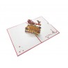 Biglietto Origami Merry Christmas