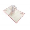Biglietto Origami Sfera di fiocchi