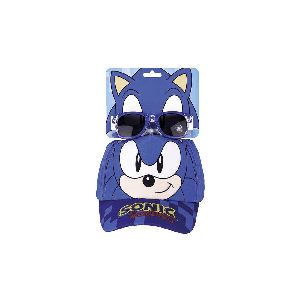 Set Occhiali da Sole e Cappello Sonic – Protezione UV, design SEGA per bambini