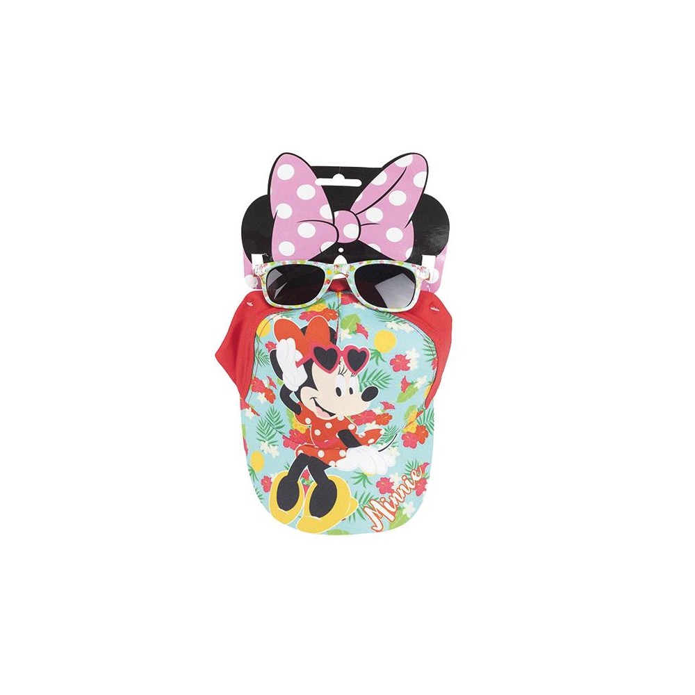 Set Occhiali da Sole e Cappello Minnie – Protezione UV 100%, design colorato con stampa Disney
