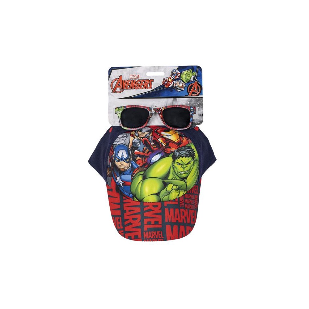 Set Occhiali da Sole e Cappello Avengers – Accessori Marvel per bambini con protezione UV
