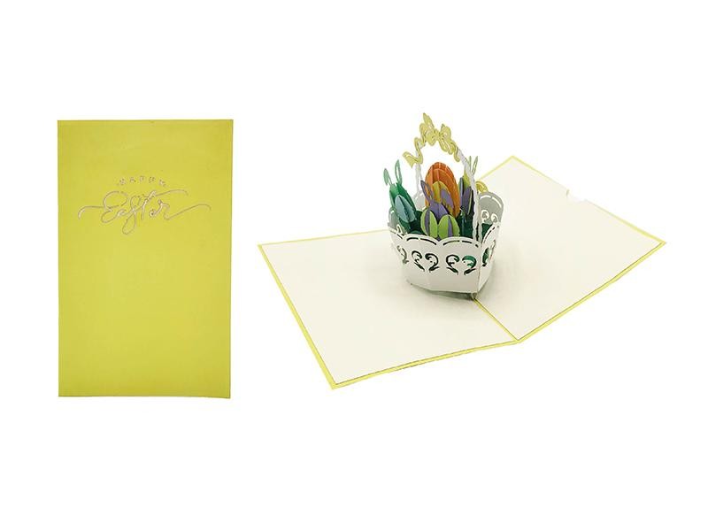BIGLIETTO AUGURI ORIGAMI SURP.FARFALLA MARGHERITA
