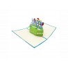 Biglietto di Auguri di Compleanno per Fratello “Palloncini Colorati” – Pop-up 3D