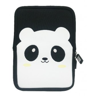 Cover tablet panda per bambini, compatibile 10 pollici, vista frontale