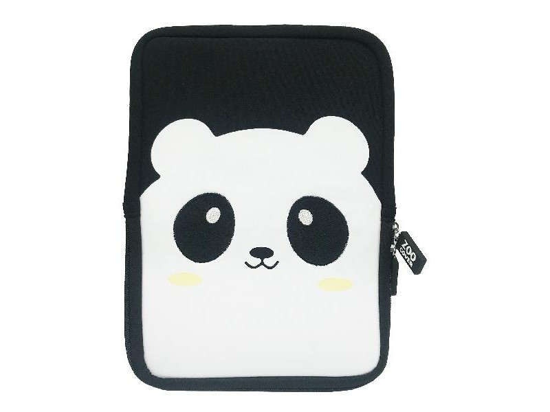 Cover tablet panda per bambini, compatibile 10 pollici, vista frontale