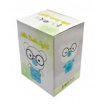 Confezione regalo “Little Koala Light” blu con illustrazione e logo