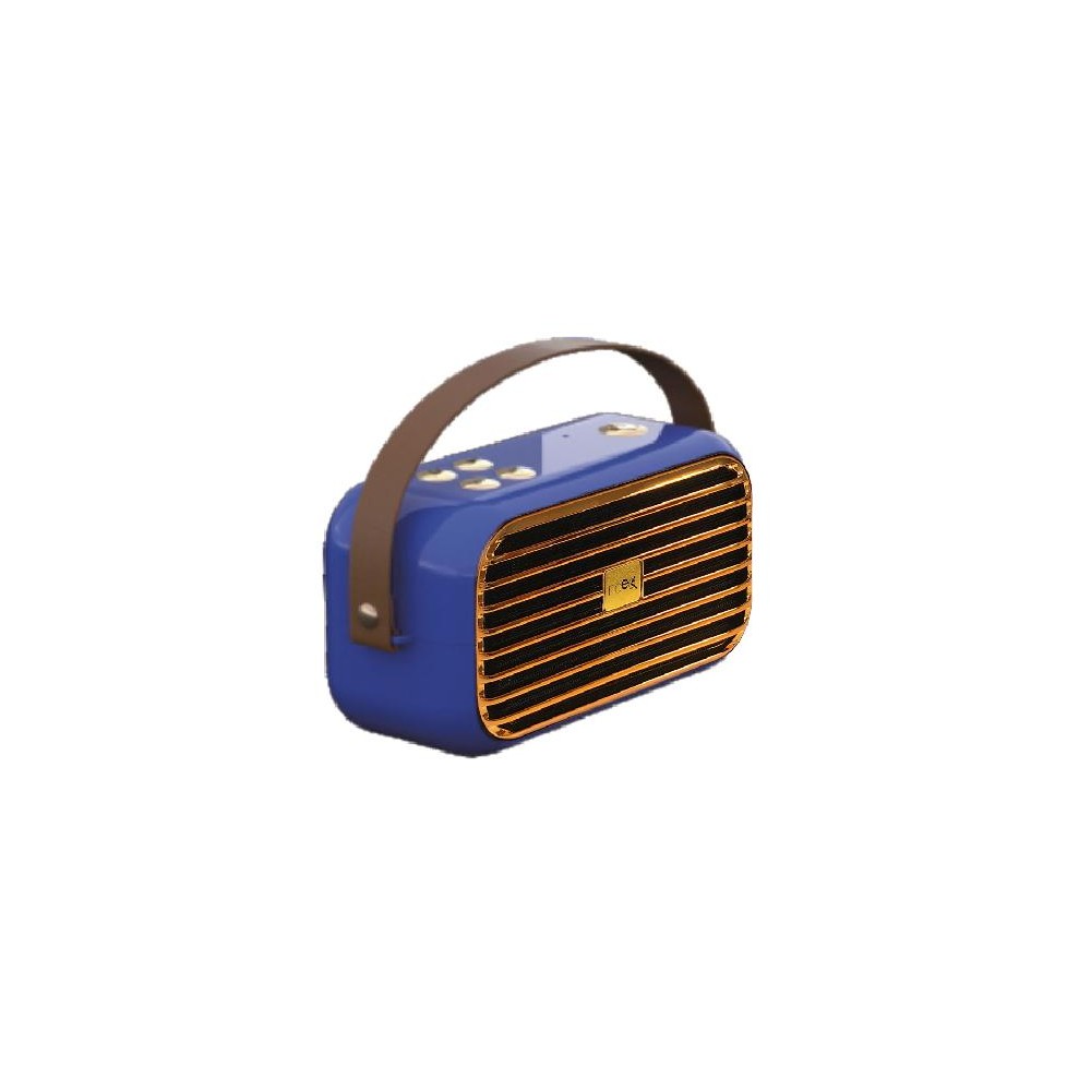 Speaker Vintage Blu NelQuieOra – Vista Frontale