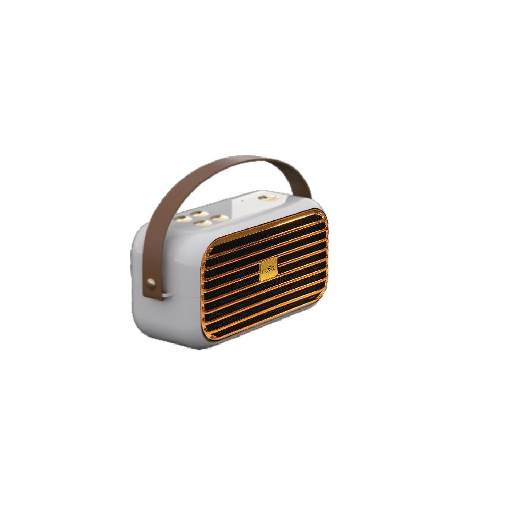 Speaker Vintage Bianco NelQuieOra – Vista Frontale