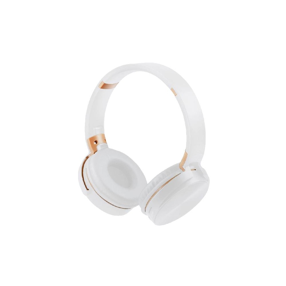 Cuffie wireless bianche NQEO950 con Bluetooth, AUX e slot TF – eleganti e versatili