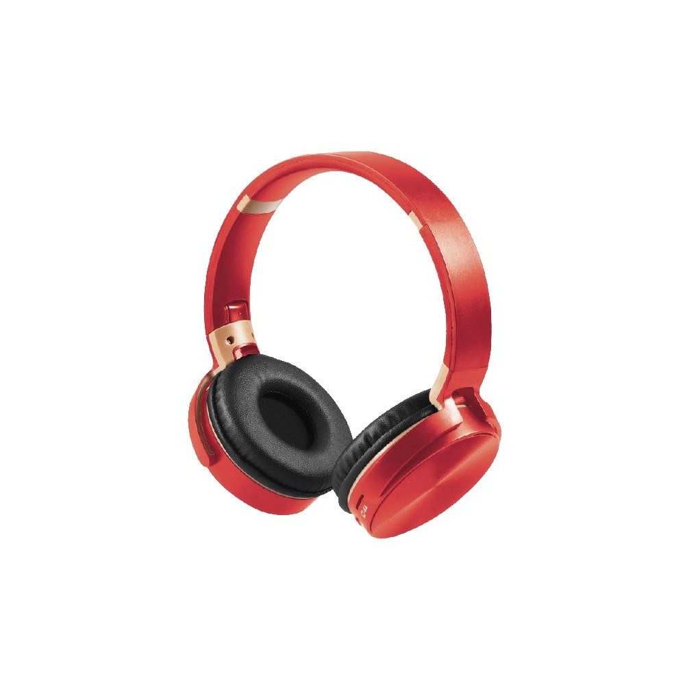 Cuffie wireless rosse NQEO950 con Bluetooth, TF e AUX – design moderno e dinamico