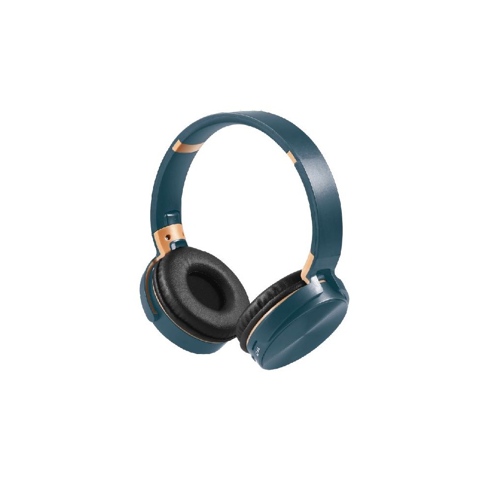 Cuffie wireless blu NQEO950 con Bluetooth, slot TF e AUX – versatili e moderne