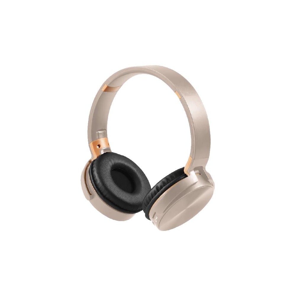 Cuffie wireless grigio sabbia NQEO950 – Bluetooth, AUX, TF – design elegante e neutro
