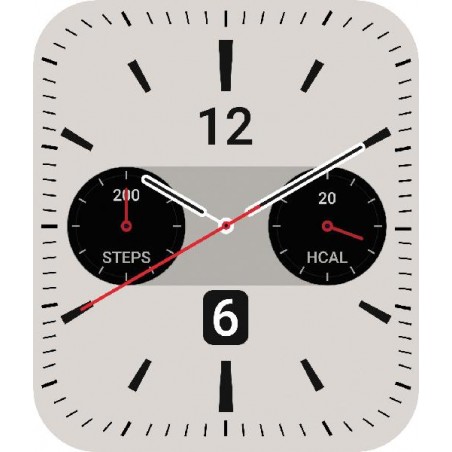 Smartwatch NQEO800 con diverse interfacce di quadranti digitali