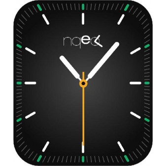 Smartwatch NQEO800 con interfaccia digitale moderna e design minimalista