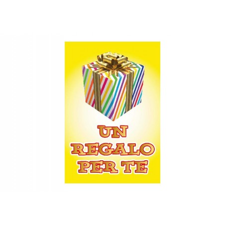 Interno tridimensionale con regalo, note musicali e colori vivaci