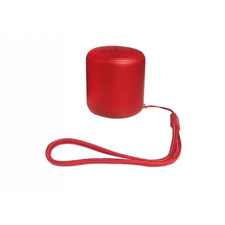 Mini speaker con laccetto per trasporto, design compatto perfetto per l’ascolto in movimento