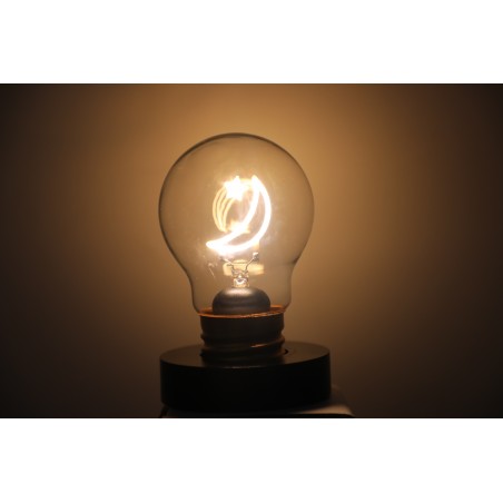 Lampadina LED Luna accesa con luce calda e LED a forma di luna e stella, Lamp-Adina's NelQuieOra
