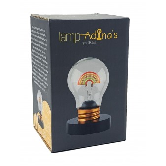 Confezione della lampadina LED decorativa arcobaleno – linea Lamp-Adina's di NelQuieOra