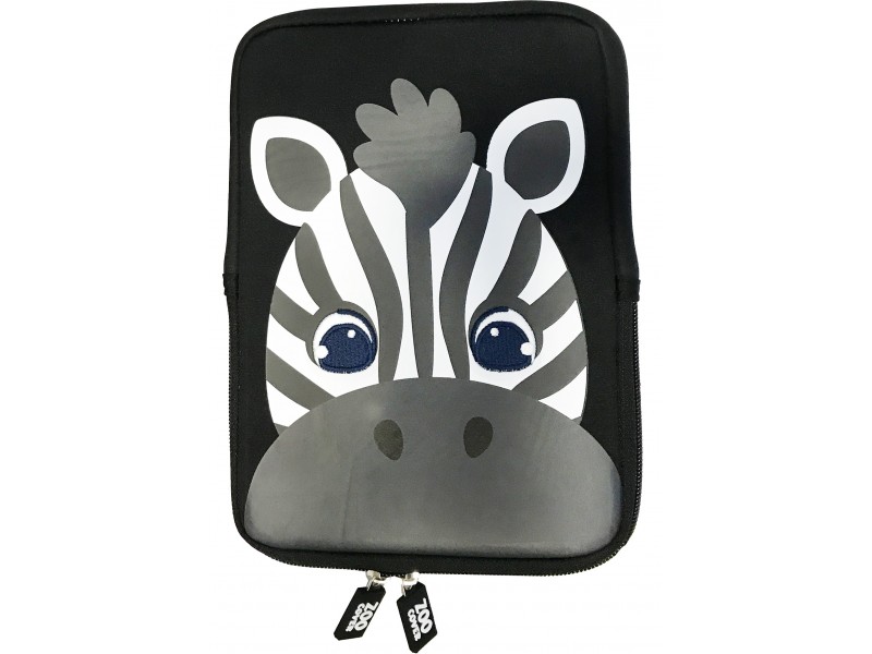 Custodia tablet Zebra per bambini con design simpatico – vista frontale
