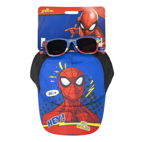 Set Occhiali da Sole e Cappello Spiderman