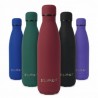 MATT Bottle: Borraccia Termica Acciaio Inossidabile Doppia Parete BPA Free Finitura Soft Touch Opaca Rosso Bordò 500ml