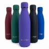 MATT Bottle: Borraccia Termica Acciaio Inossidabile Doppia Parete BPA Free Finitura Soft Touch Opaca Lilla 500ml