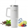 Borraccia Termica READY 900ml Bianca con Manico