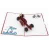 Biglietto Origami 3D Formula 1 – Auto da Corsa