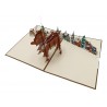 Biglietto Origami Renna