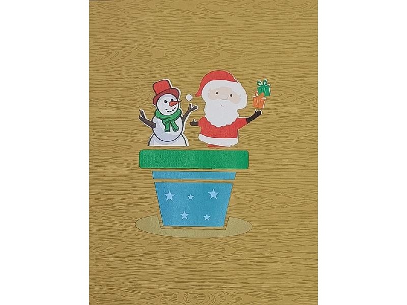 Biglietti D'auguri Natalizi 3D Con Buste, Biglietti Di Natale Pop Up 3d Cartoline Di Buon Natale Babbo Natale E Renne Di Alta Qualita 71426124