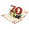 Biglietti Origami 70 ANNI