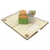 Biglietto Origami Pop-up 3D – Gattini nel Pacco a Sorpresa