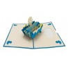 Biglietto Origami Pop-up 3D – Primo Bagnetto del Bimbo