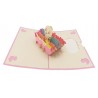 Biglietto Origami PRIMO BAGNETTO BIMBA