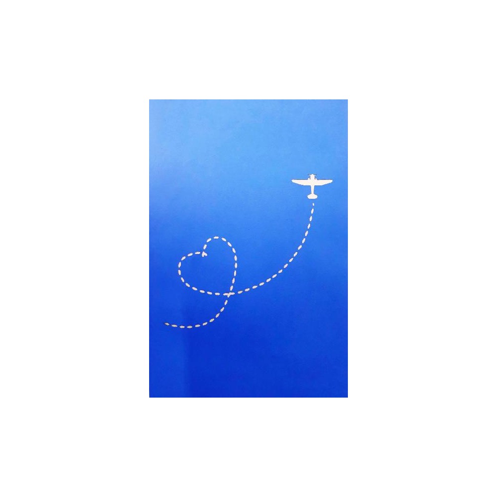 Biglietto 3D pop-up aereo – Biglietto di copleanno, regalo &ap; invito