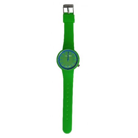 Orologio unisex verde con cinturino regolabile, ideale per ragazzi e ragazze dinamici