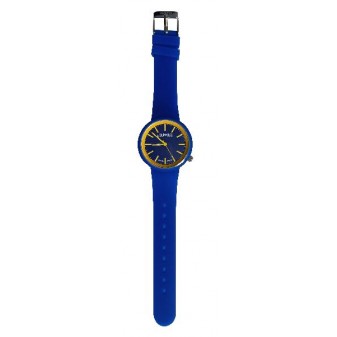 Orologio unisex blu con cinturino silicone, moderno e comodo per uso quotidiano
