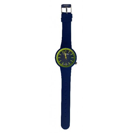 Orologio unisex in silicone giallo fluo, moderno e perfetto per ragazzi e ragazze