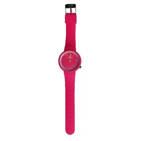 Orologio da polso unisex magenta, giovane, comodo e perfetto per look energici
