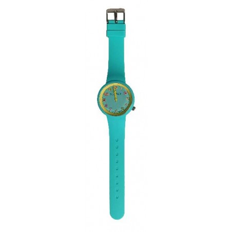 Orologio unisex verde acqua da polso, cinturino leggero e stile naturale