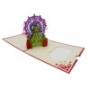 Biglietto Pop-up Auguri – Ruota Panoramica 3D Colorata “Sun Wheel”