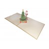 Biglietto Origami Babbo sull'albero